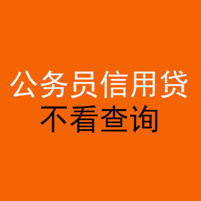 天津市公务员信用贷款
